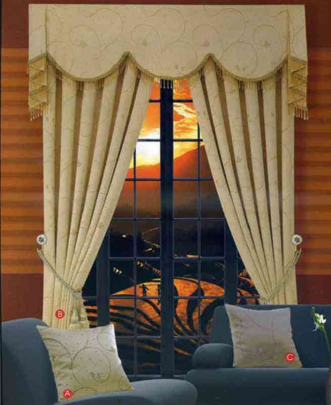 歐式窗簾造型，經典優雅。精緻細節，柔美色彩，為您的窗戶增添歐式風情。打造典雅家居氛圍，滿足您對美的追求。